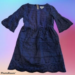 Navy blue girl's dress